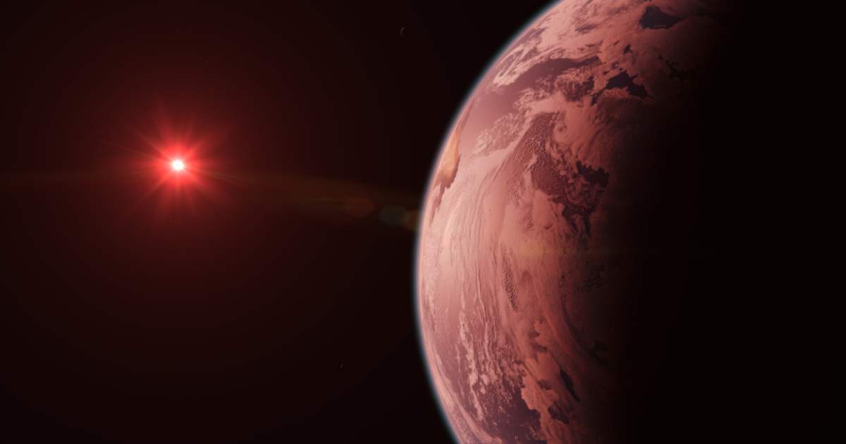 Habitable Exoplanet Orbiting Red Dwarf Star (Representative Image Source: Getty Images | Photo by Darryl Fonseka)