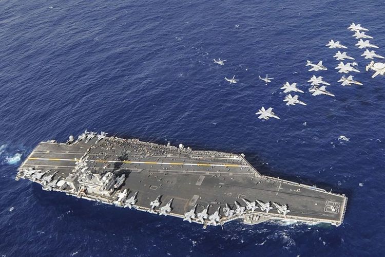 Pesawat Tempur AS Jatuh di Laut China Selatan
