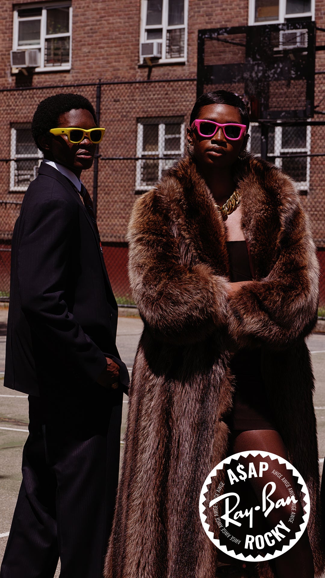 AAP Rocky Brings Street Style To The RayBan Classic