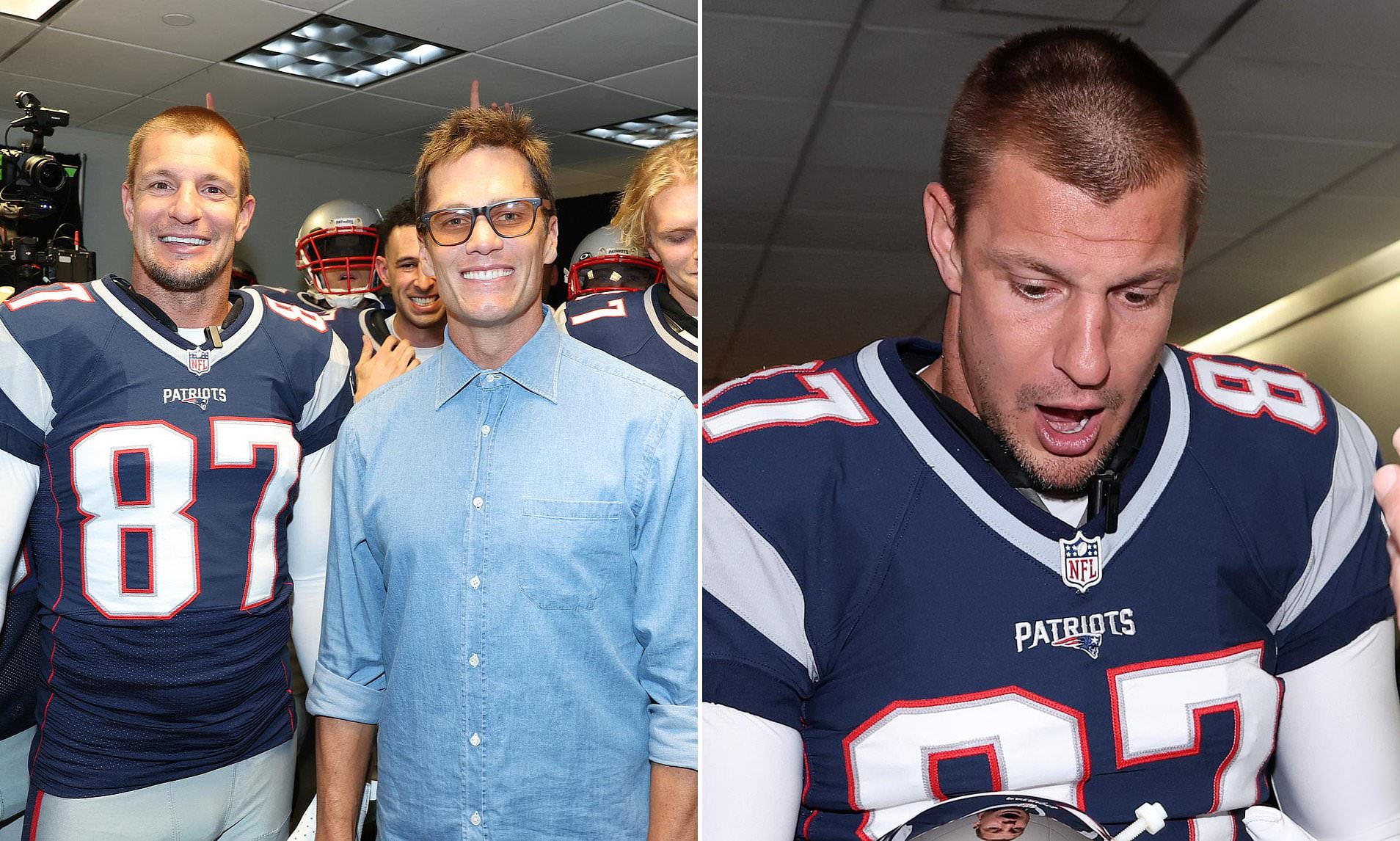 Tom Brady and Rob Gronkowski's Lombardi Trophy prank ends in disaster