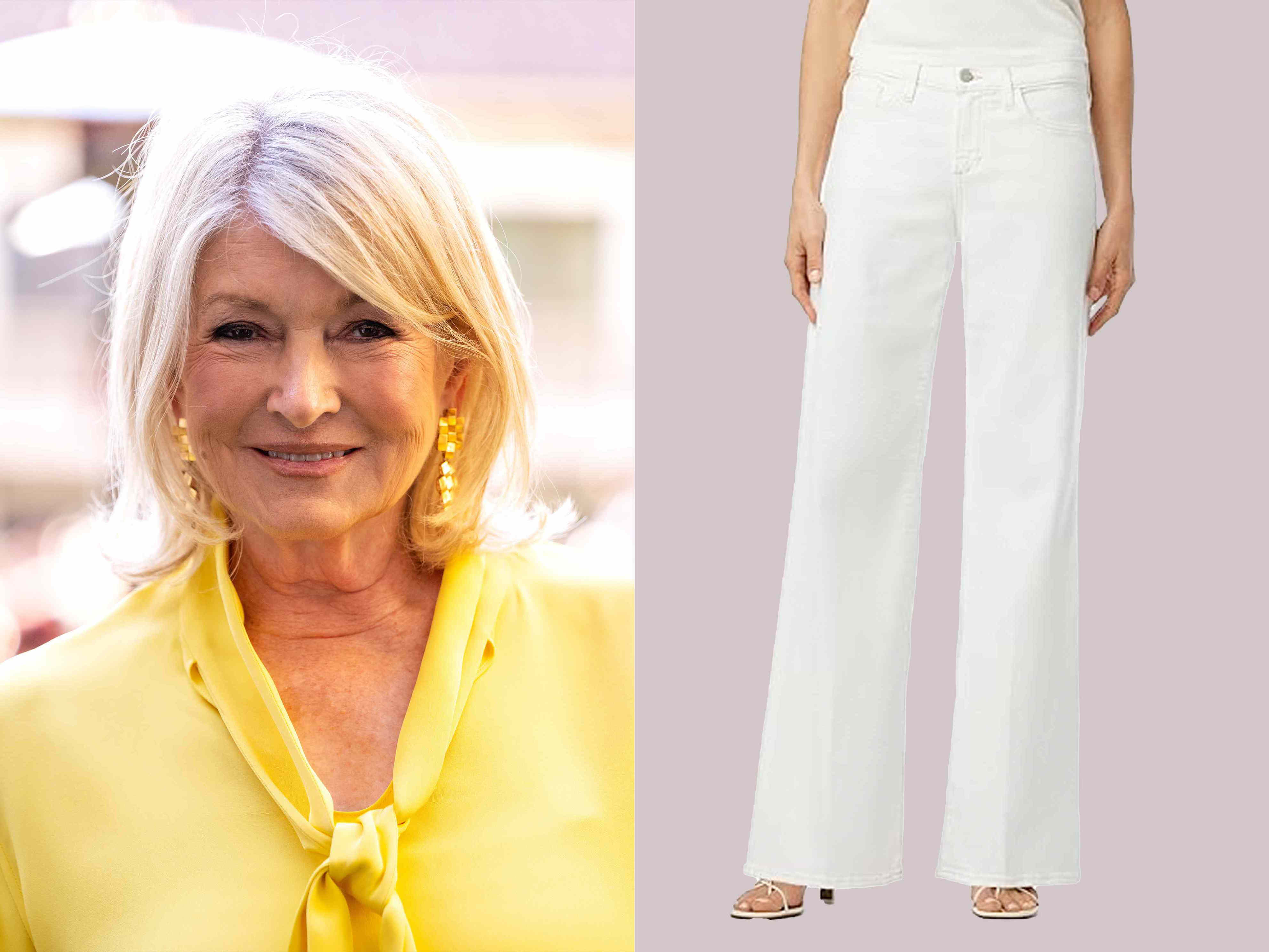 83-Year-Old Martha Stewart's Flattering White Jeans Sold Me on the Ageless Summer Trend From $19