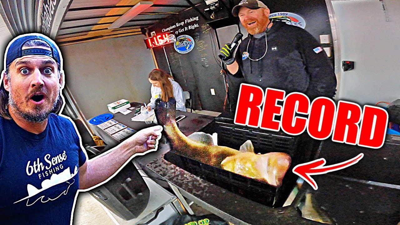 I caught my biggest bass ever in a tournament
