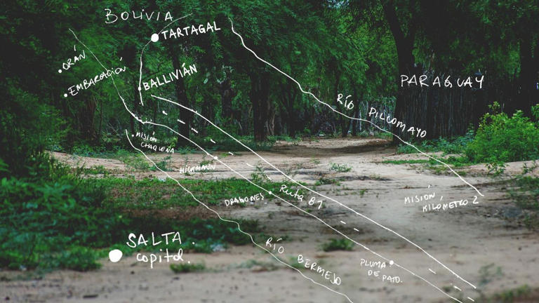 Mapa de la ruta 81