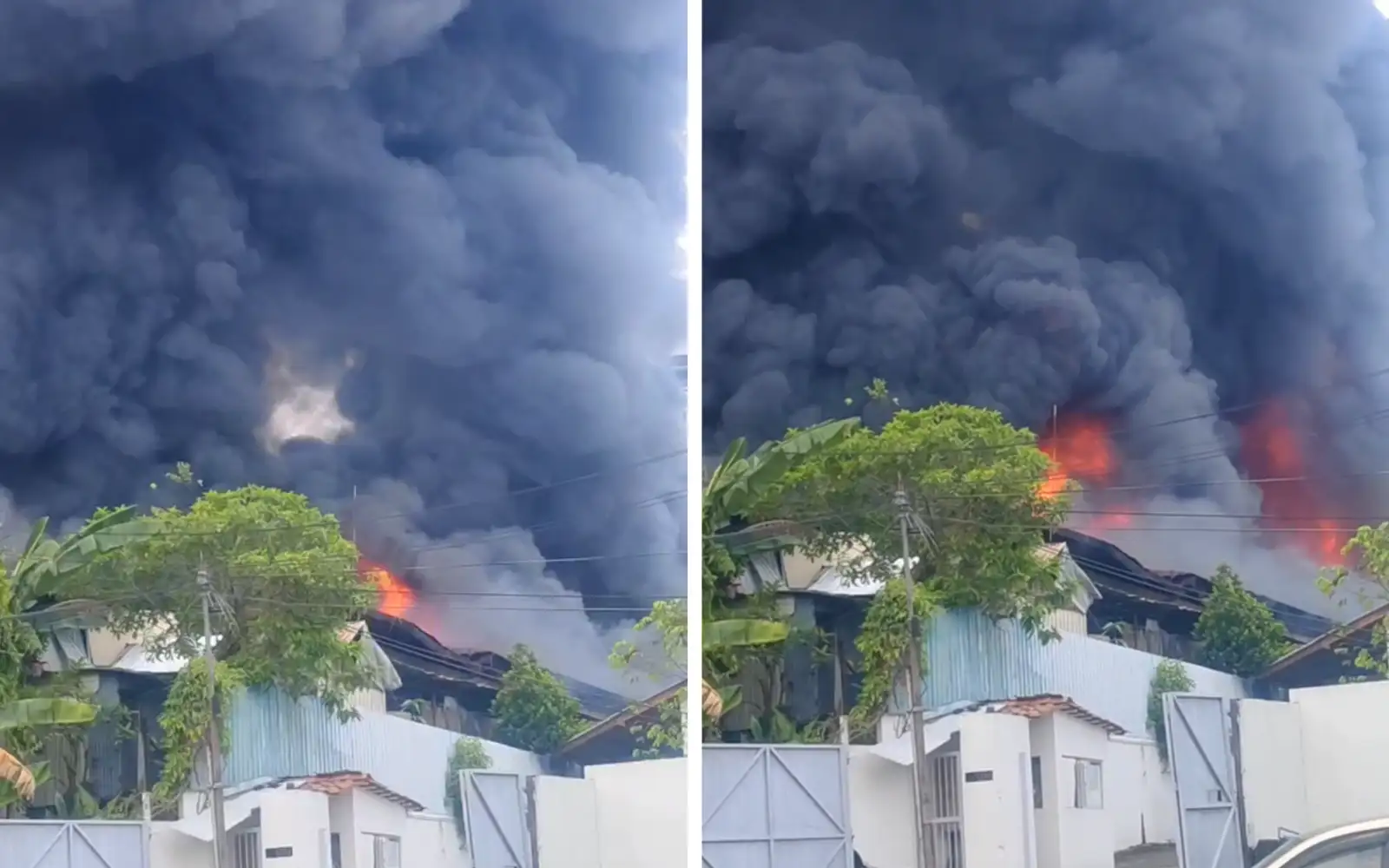 Puchong paper factory 80% destroyed in blaze