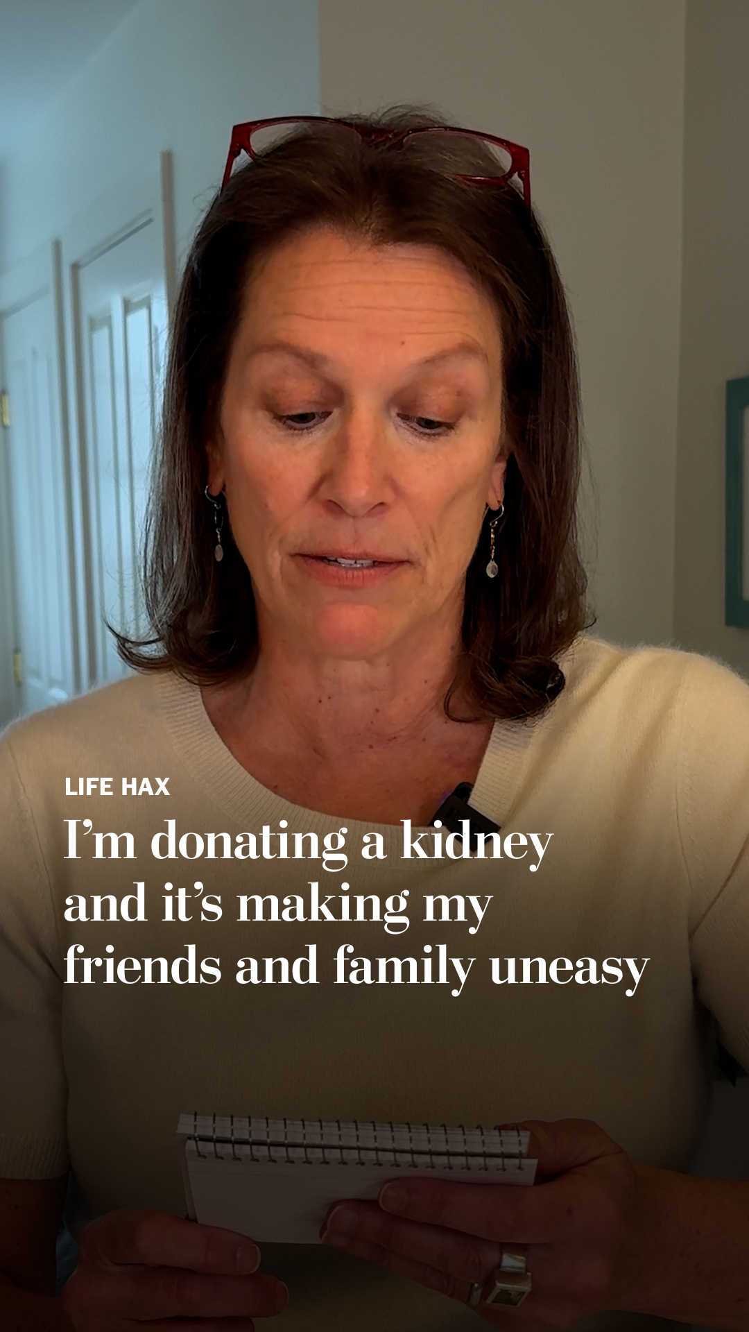 I’m donating a kidney, and it’s making my loved ones uneasy