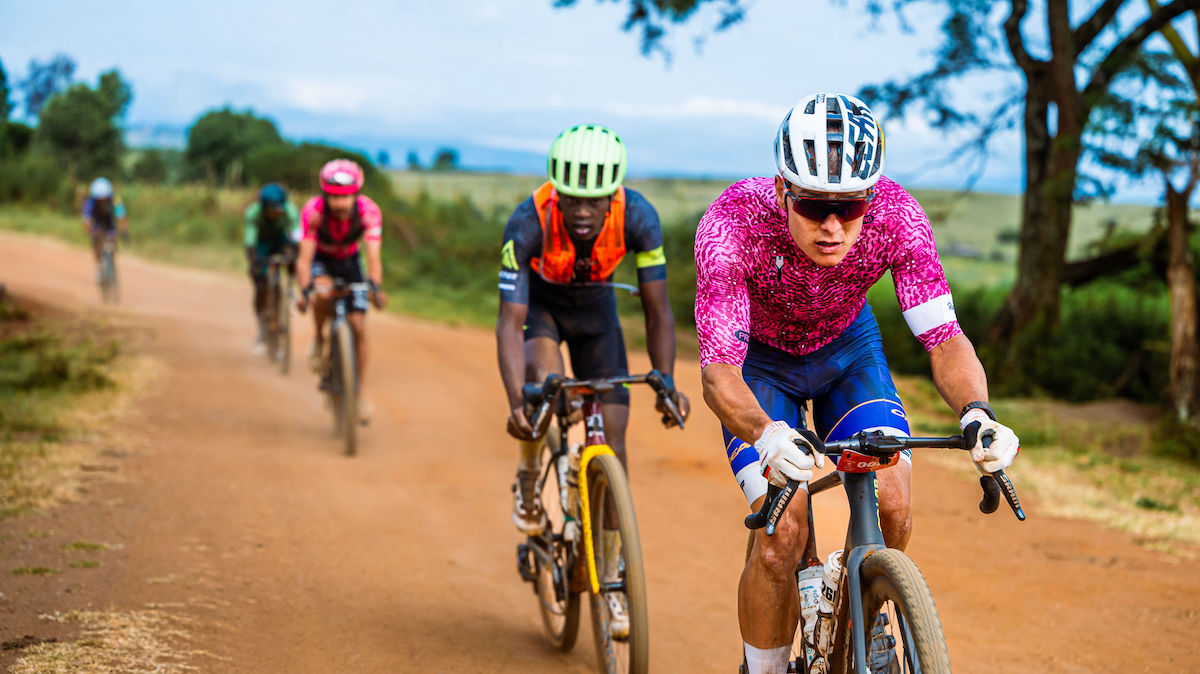 AA1H9IwQ Racing Across Kenya's Savannas and Wildlife Trails – Haley Hunter Smith and Lukas Baum Triumph in Four-Stage Migration Gravel Race