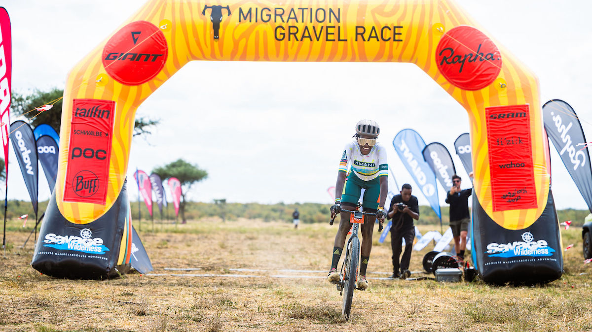 AA1H9KUf Racing Across Kenya's Savannas and Wildlife Trails – Haley Hunter Smith and Lukas Baum Triumph in Four-Stage Migration Gravel Race