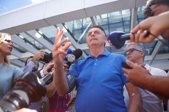 O ex-presidente Jair Bolsonaro passou por bateria de exames em Brasília após passar mal em agendas em Goiás Foto: Wilton Junior/Estadão