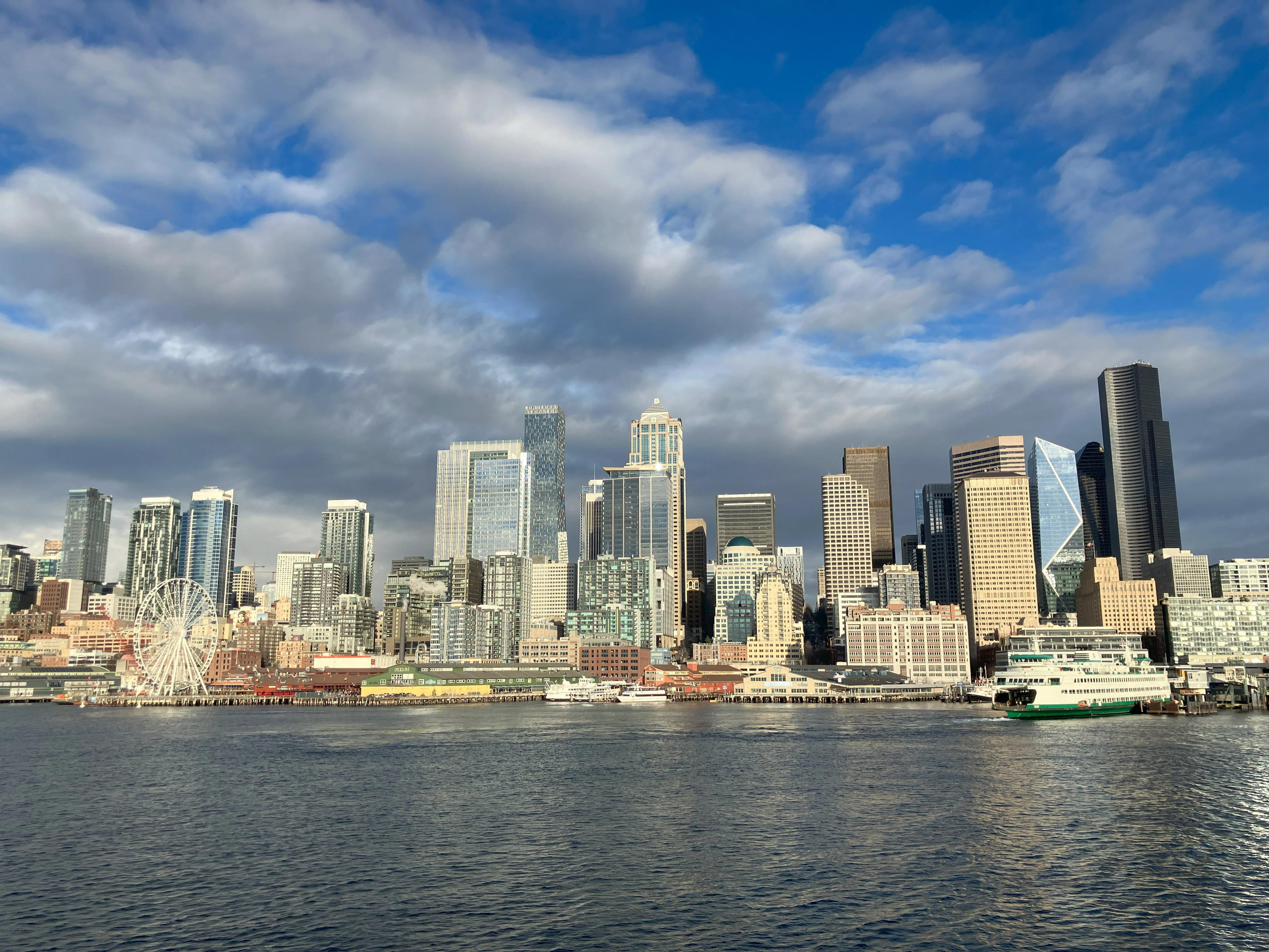 The Seattle waterfront.