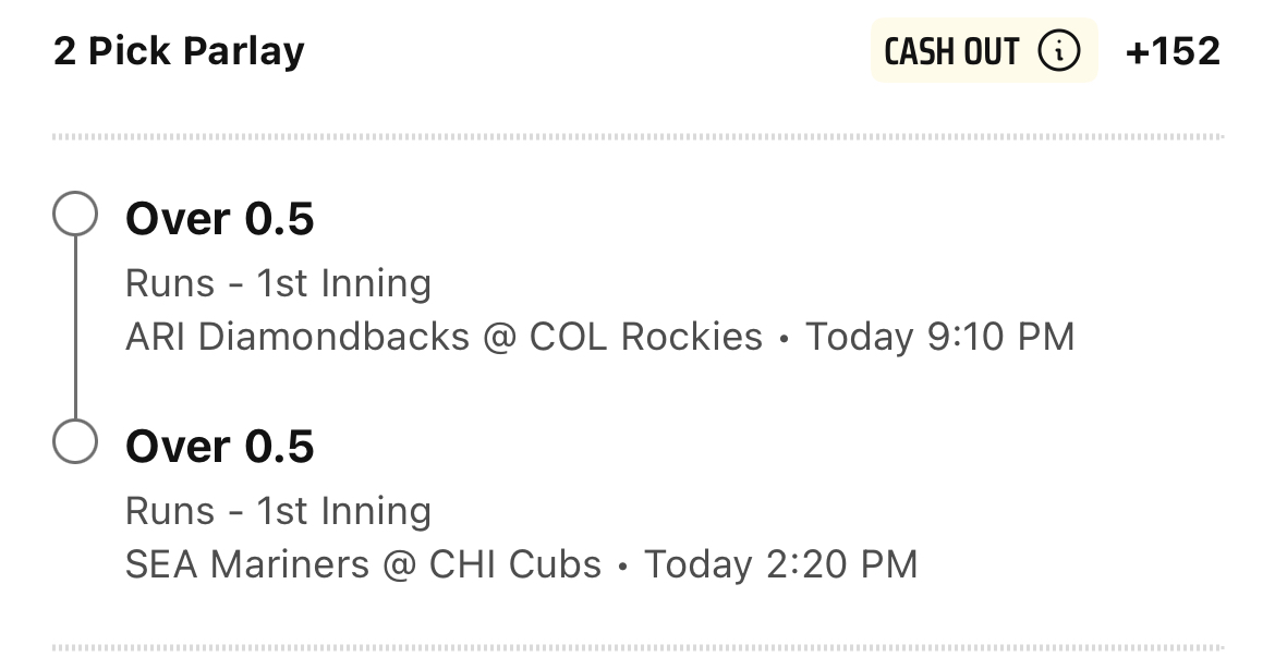 AA1H9ol1 NRFI MLB Picks: No Runs First Inning Bets for Saturday, 6/21/2025