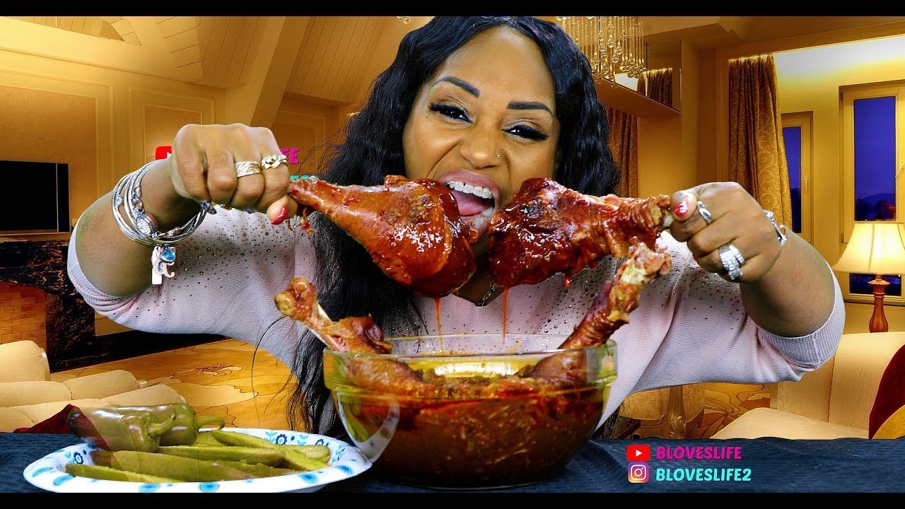 Smoked turkey legs smothered in rich sauce delight