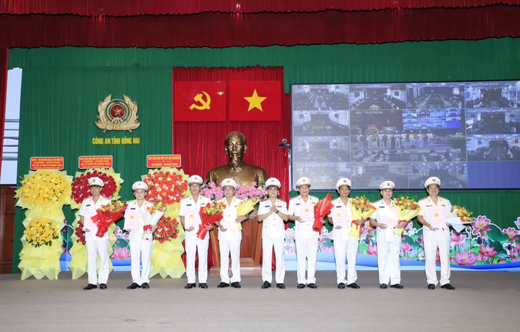Sau sáp nhập, Công an tỉnh Đồng Nai có 8 phó giám đốc