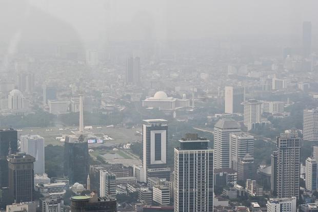 Kualitas Udara Jakarta Terburuk Kedua Meski Hujan Turun
