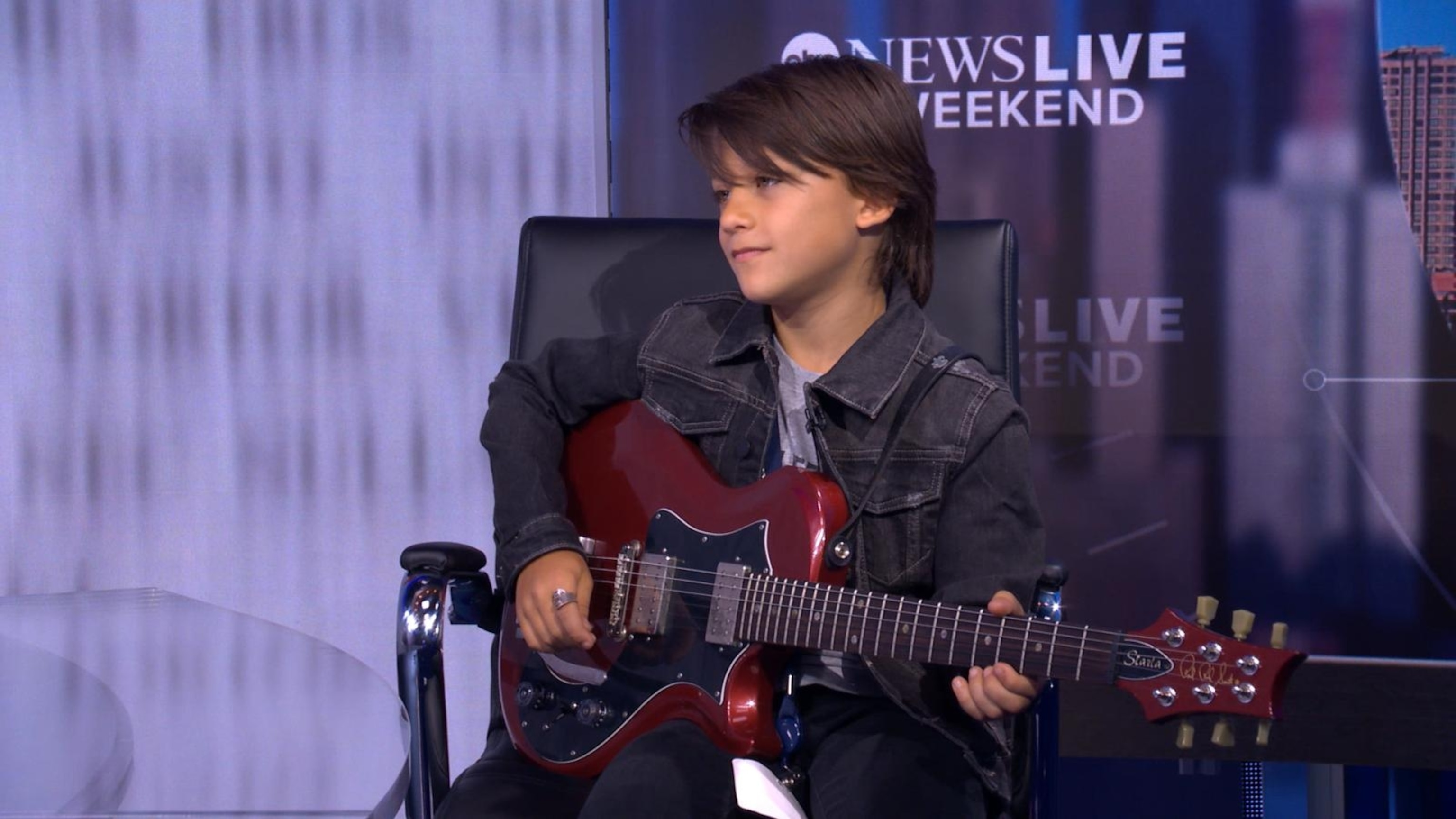 10-year-old guitar-playing prodigy rocks on<br>