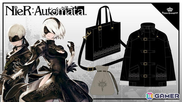 NieR:Automata」ヨルハ部隊をイメージしたアウターや2wayトート