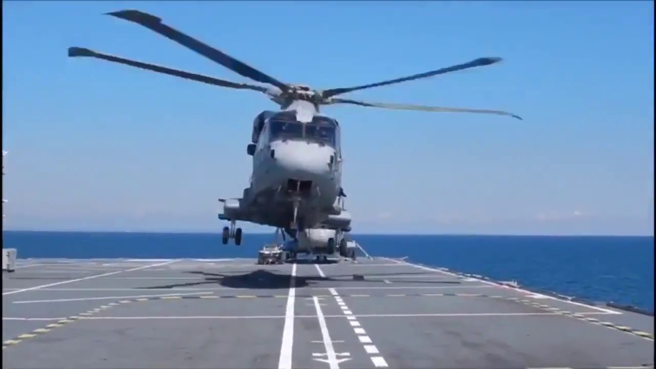 1700 Naval Air Squadron training on RFA Argus