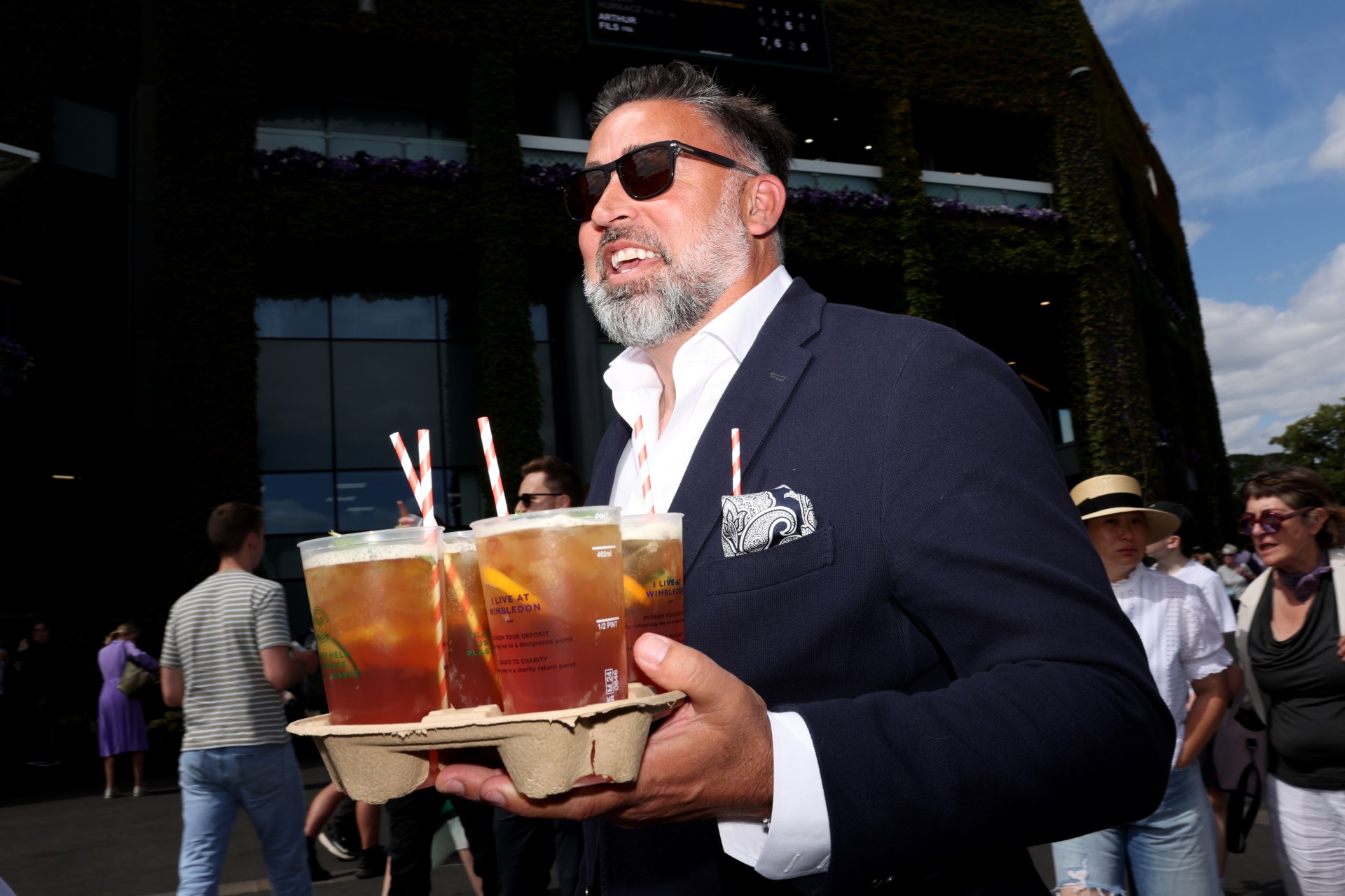 Wimbledon punters divided over the price of Pimm&amp;#39;s