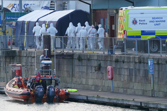 Police forensic officers after the incident in December 2022 (Gareth Fuller/PA) (PA Archive)