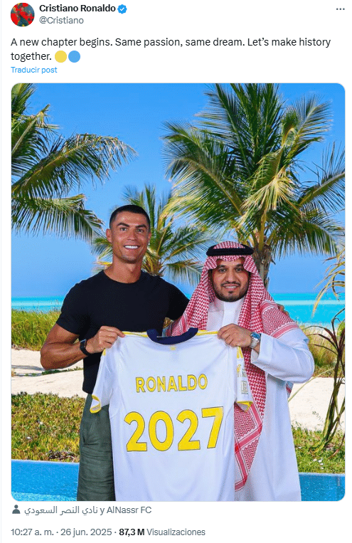 Mientras Cristiano Ronaldo gana 200 millones en Al Nassr, esto cobrará LeBron James con su nuevo contrato con Lakers