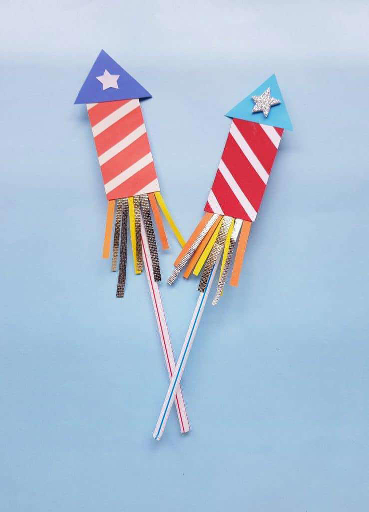 Paper firecracker craft for the 4th of July