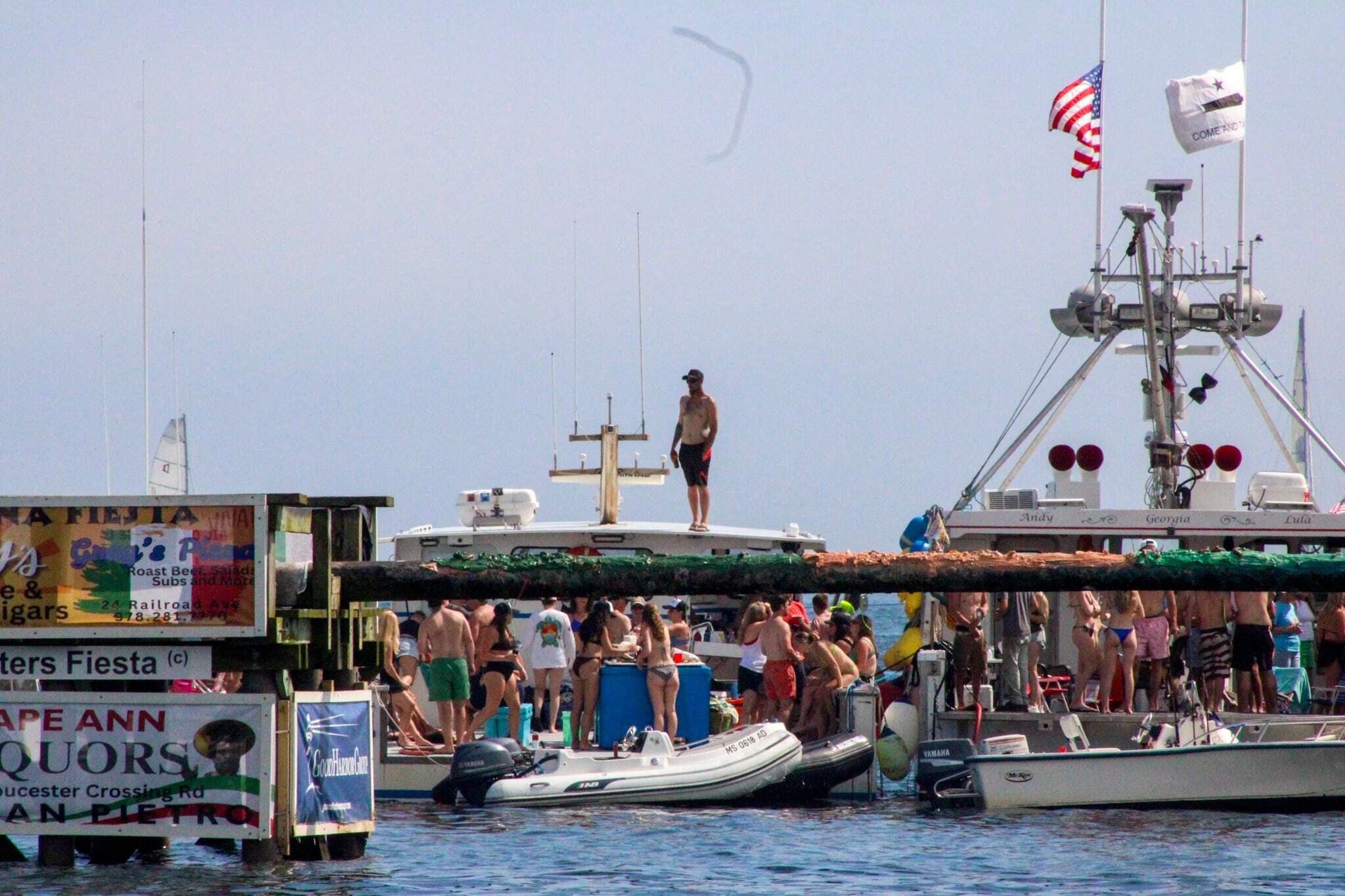 Photos: Contestants brave greasy pole for high-stakes Mass. tradition
