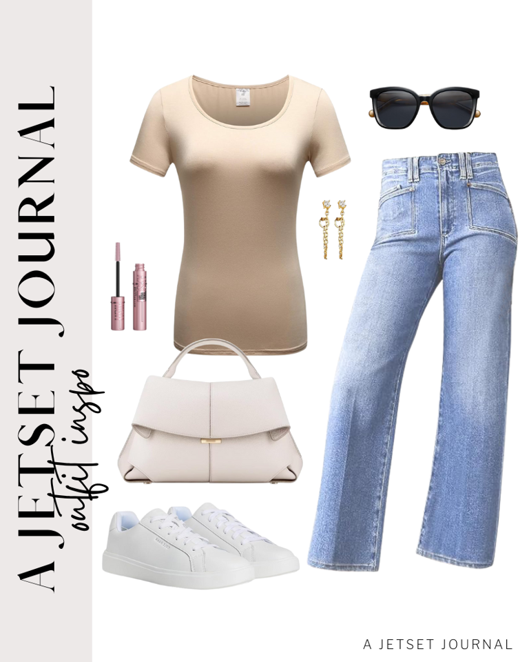 Simple outfits with jeans and tees you'll love