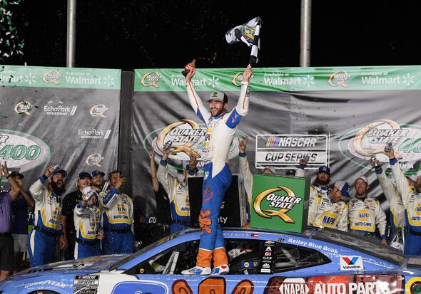 Chase Elliott shows his true colors after winning NASCAR race at Atlanta