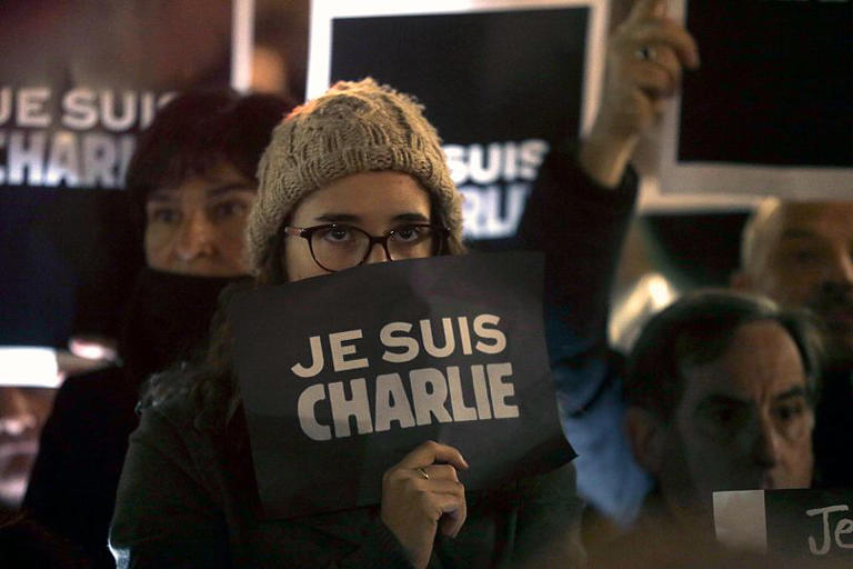 Je Suis Charlie - 7 января 2015 AP Photo