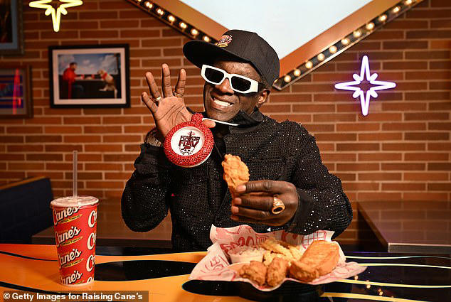Flavor Flav teamed up with Raising Cane's in April and offered custom clock necklaces for a limited time