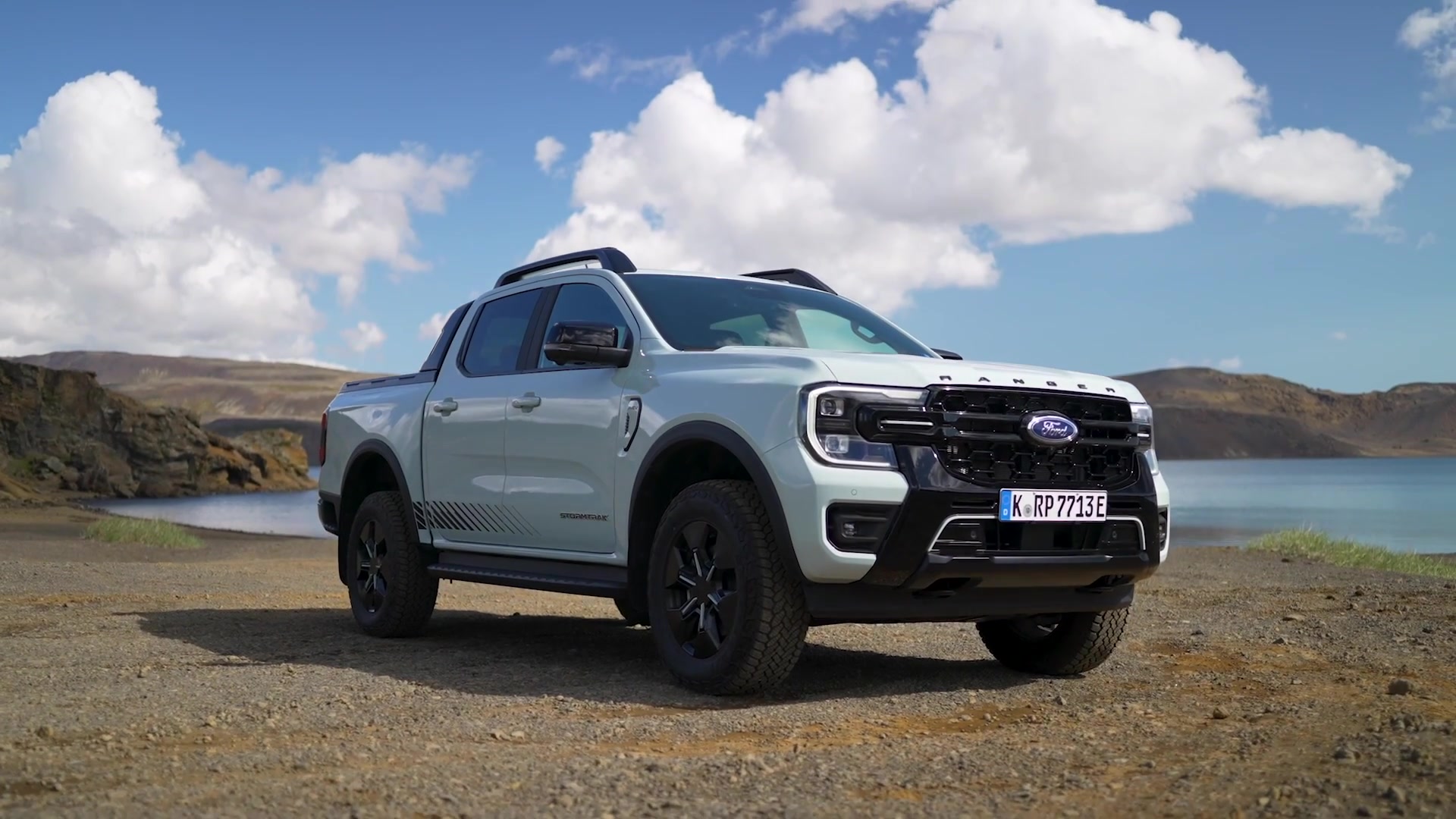 Ford Ranger Plug-in Hybrid Stormtrak Double Cab Design Preview in Chill ...