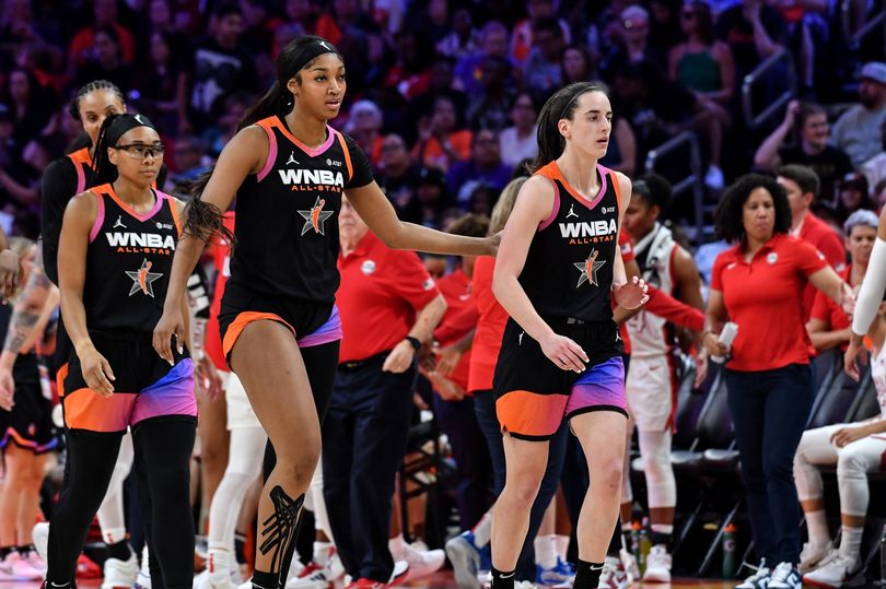 Caitlin Clark and Angel Reese played on the same team for the first time at the 2024 WNBA All-Star Game