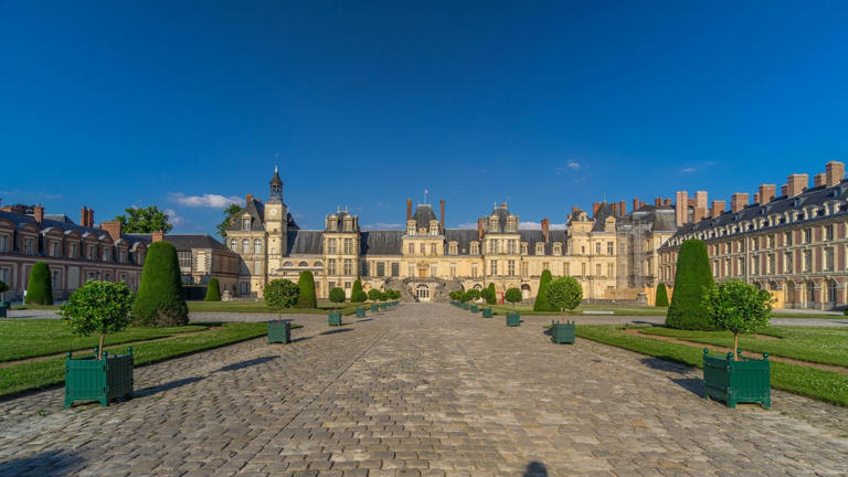 Vue du Château de Fontainebleau