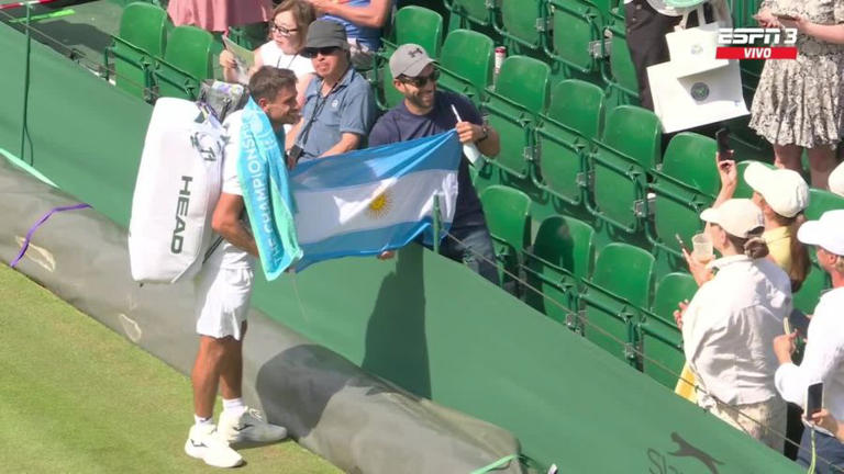 Mariano Navone en Wimbledon