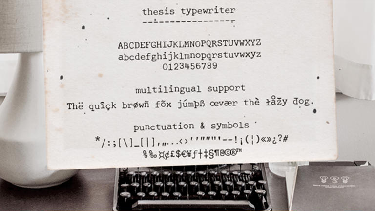 These perfect typewriter fonts can add vintage authenticity to your designs