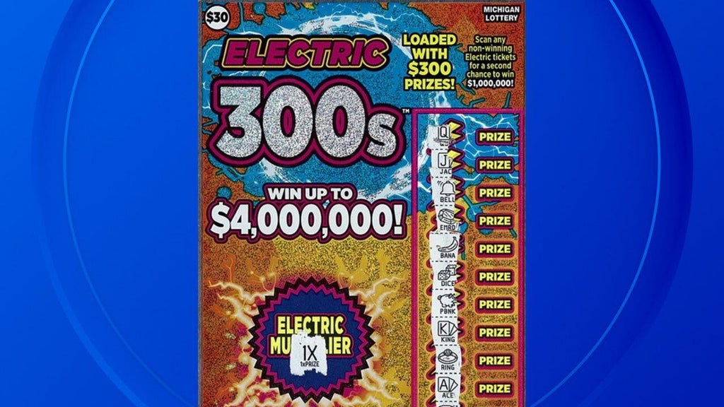 Oakland County woman wins $4 million in Michigan Lottery scratch-off game