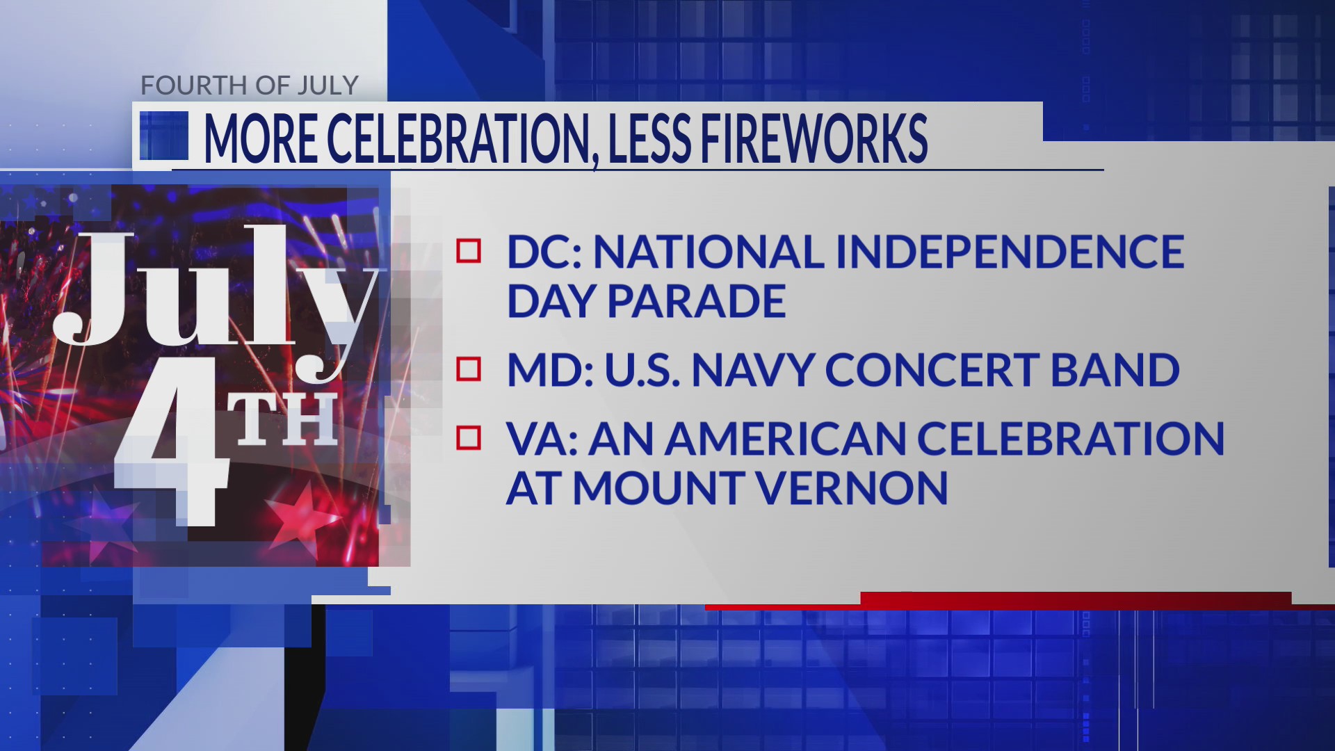 4th of july parades dc area