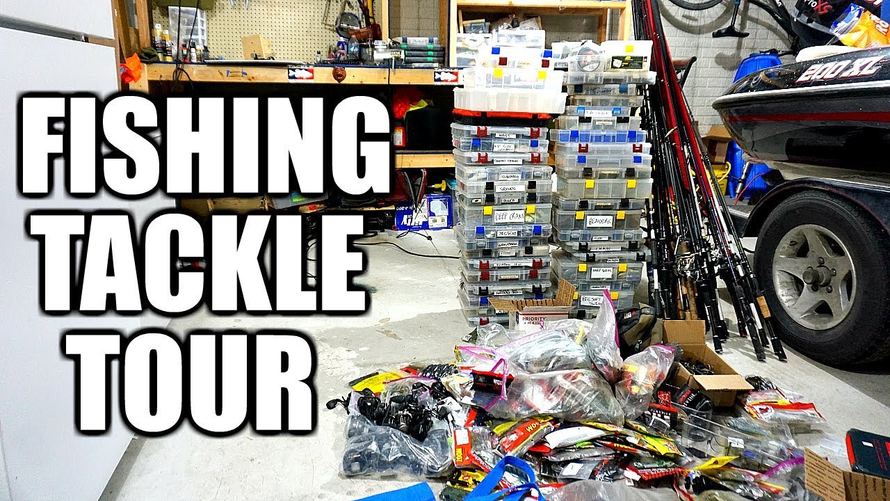 Tour my entire bass fishing gear collection