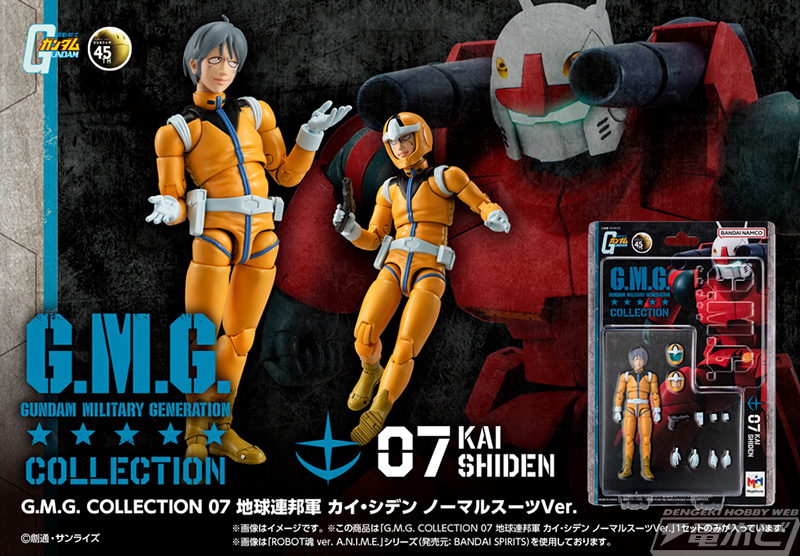 機動戦士ガンダム』ノーマルスーツ姿のカイ・シデンとランバ