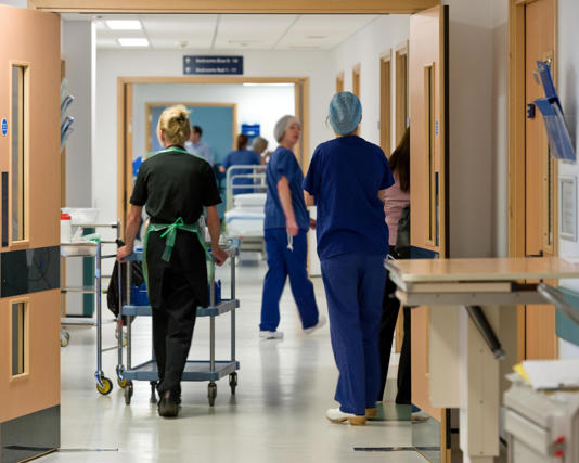 The NHS in England has employed many more overseas-trained doctors, nurses and midwives in recent years, especially since 2020. Photograph: Lankowsky/Alamy
