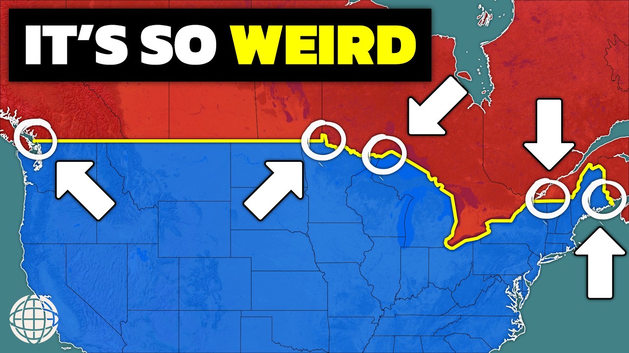 Why the US–Canada Border Is So Mind-Boggling – You’ll Be Shocked!