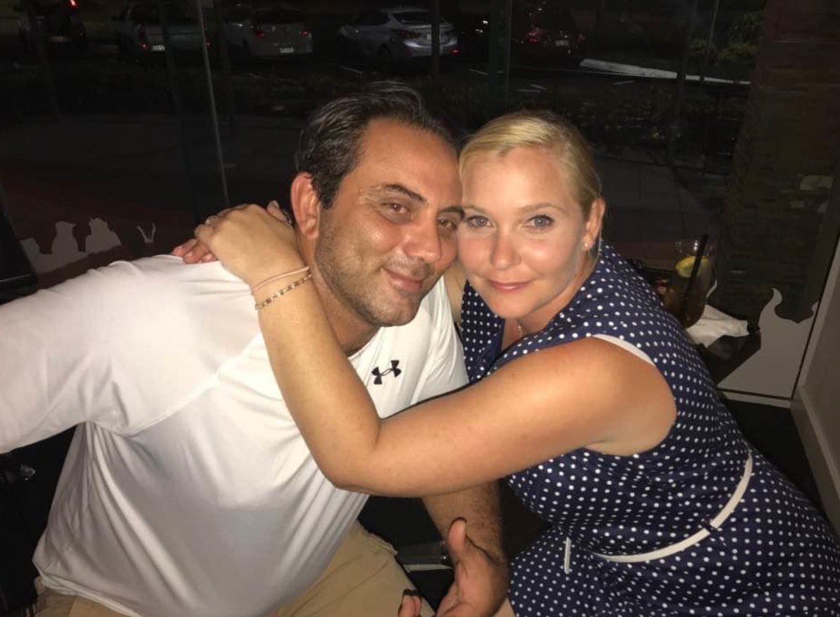 Virginia lived in Australia with her former partner, Rober,t after escaping Epstein (Picture: X)