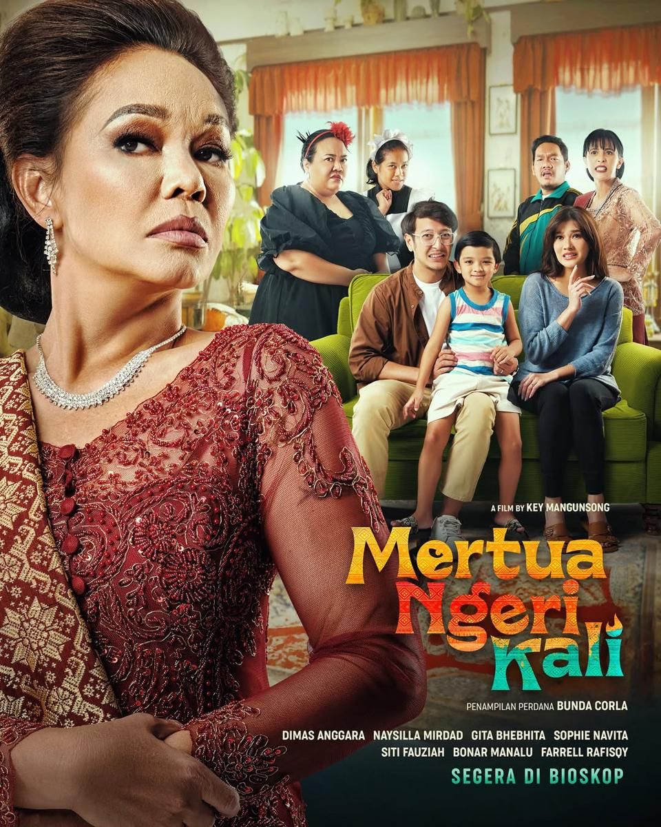 Sinopsis dan Pemain Film Mertua Ngeri Kali, Bunda Corla Berakting Pertama kali