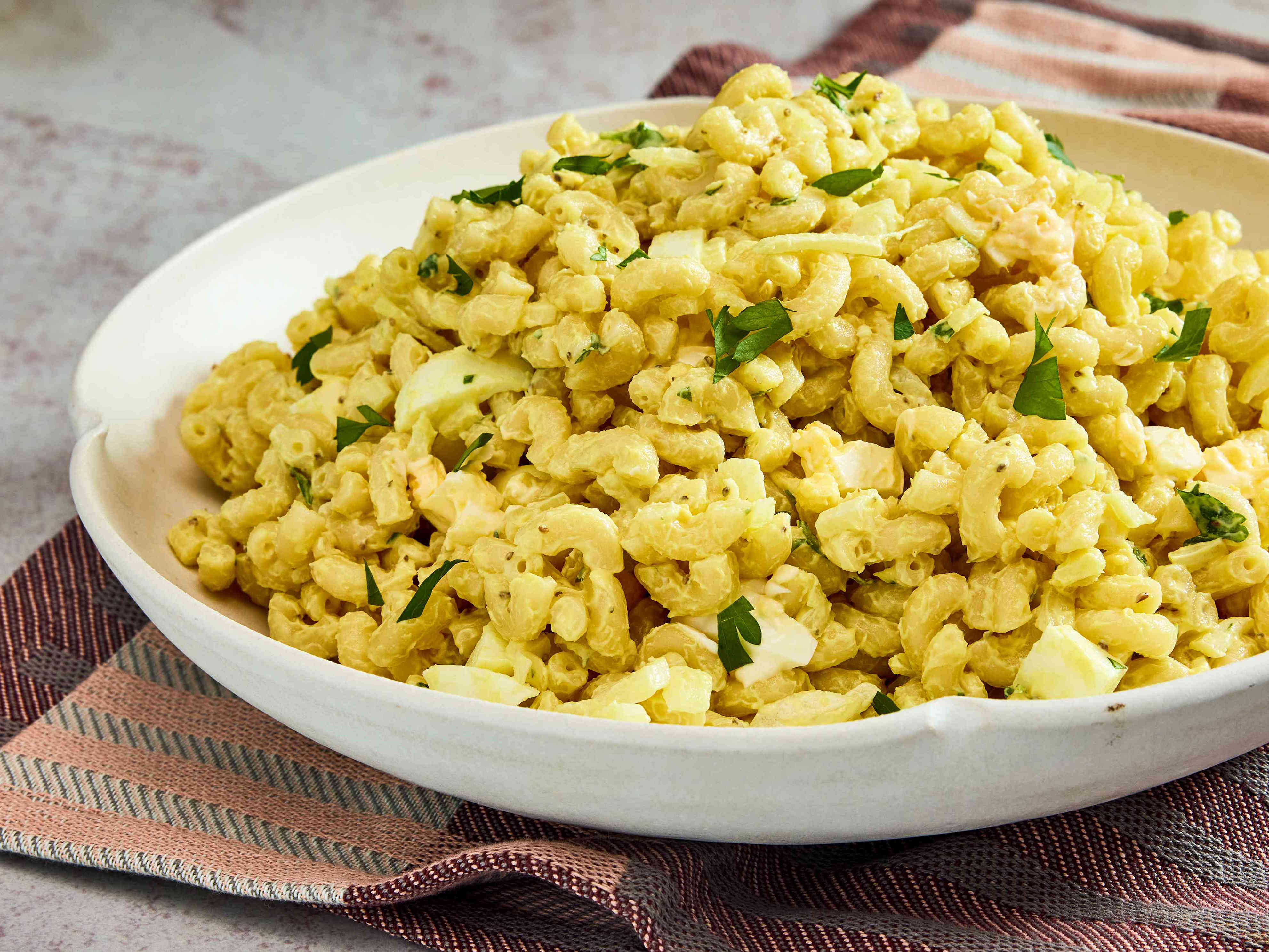 For the best macaroni salad, make it like the Amish