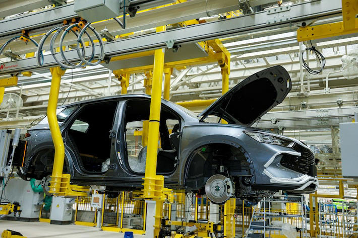 Fábrica da BYD em Camaçari (BA) Foto: BYD/Divulgação