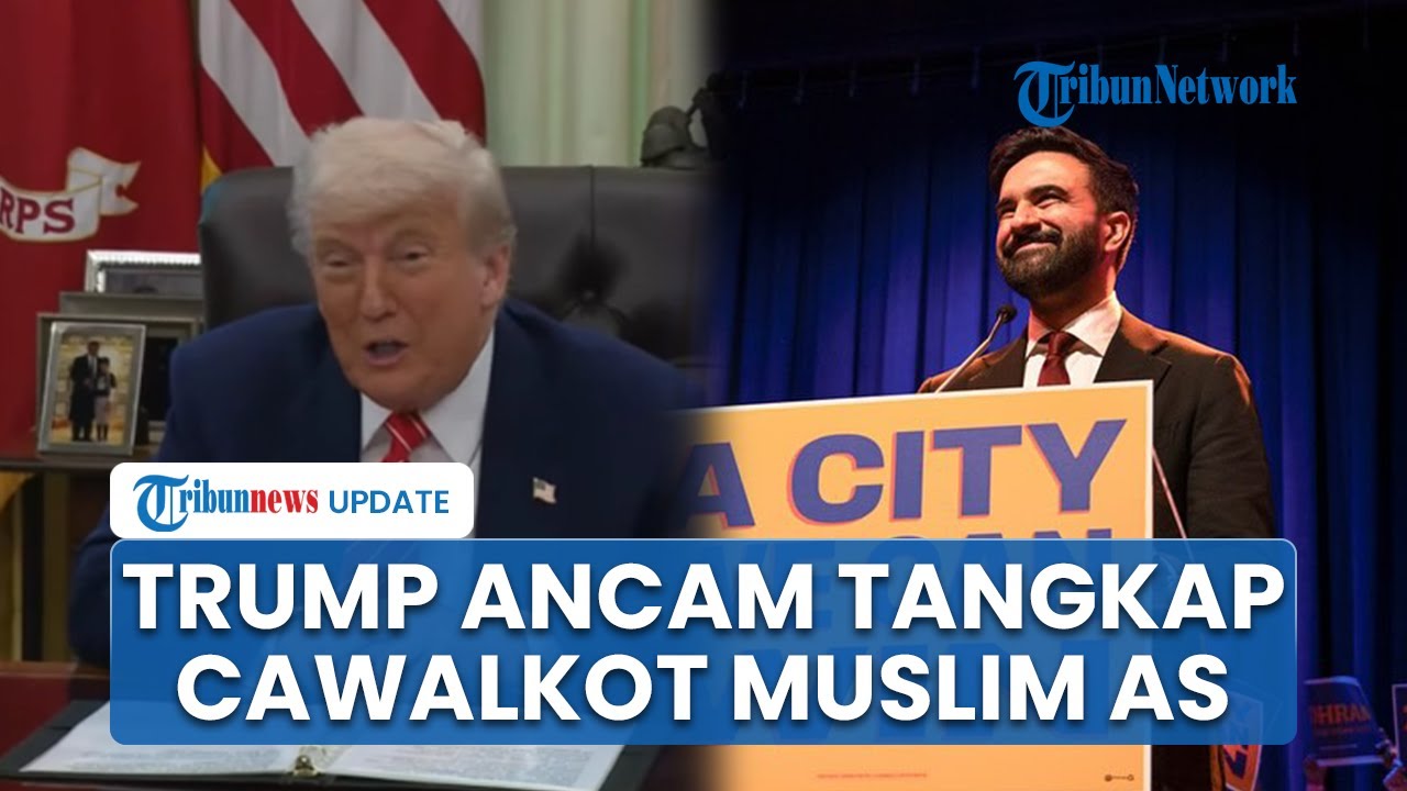 Trump Akan Kurangi Dana ke New York Jika Zohran Mamdani Jadi Wali Kota