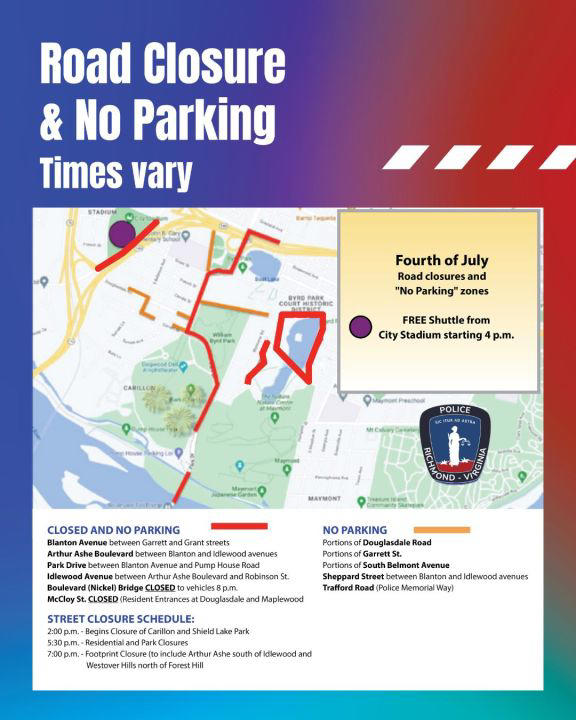 fourth of july events in richmond va 2025