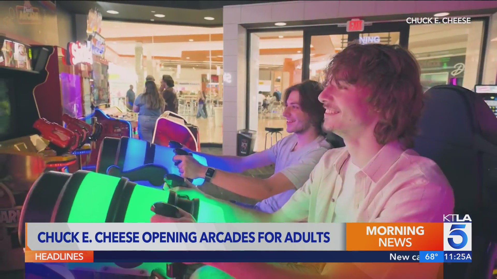 Chuck E Cheese Opens New Arcades For Adults