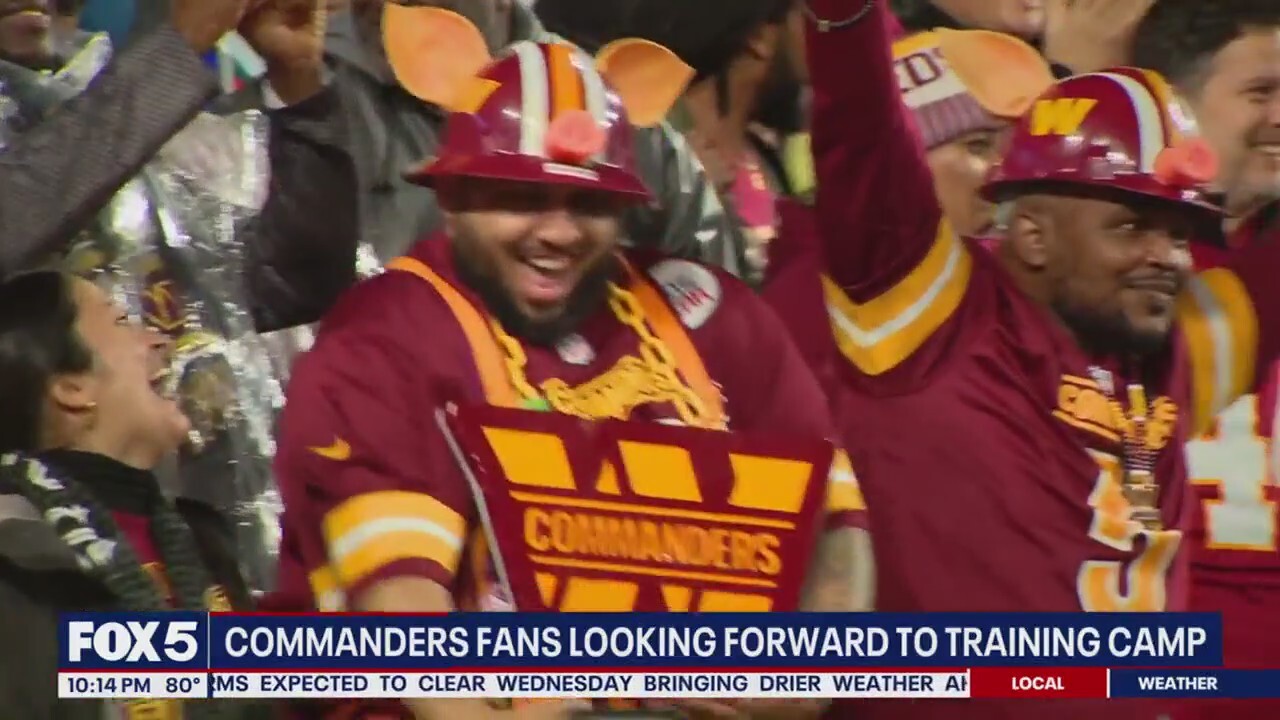Commanders fans look forward to training camp, new uniforms for ...