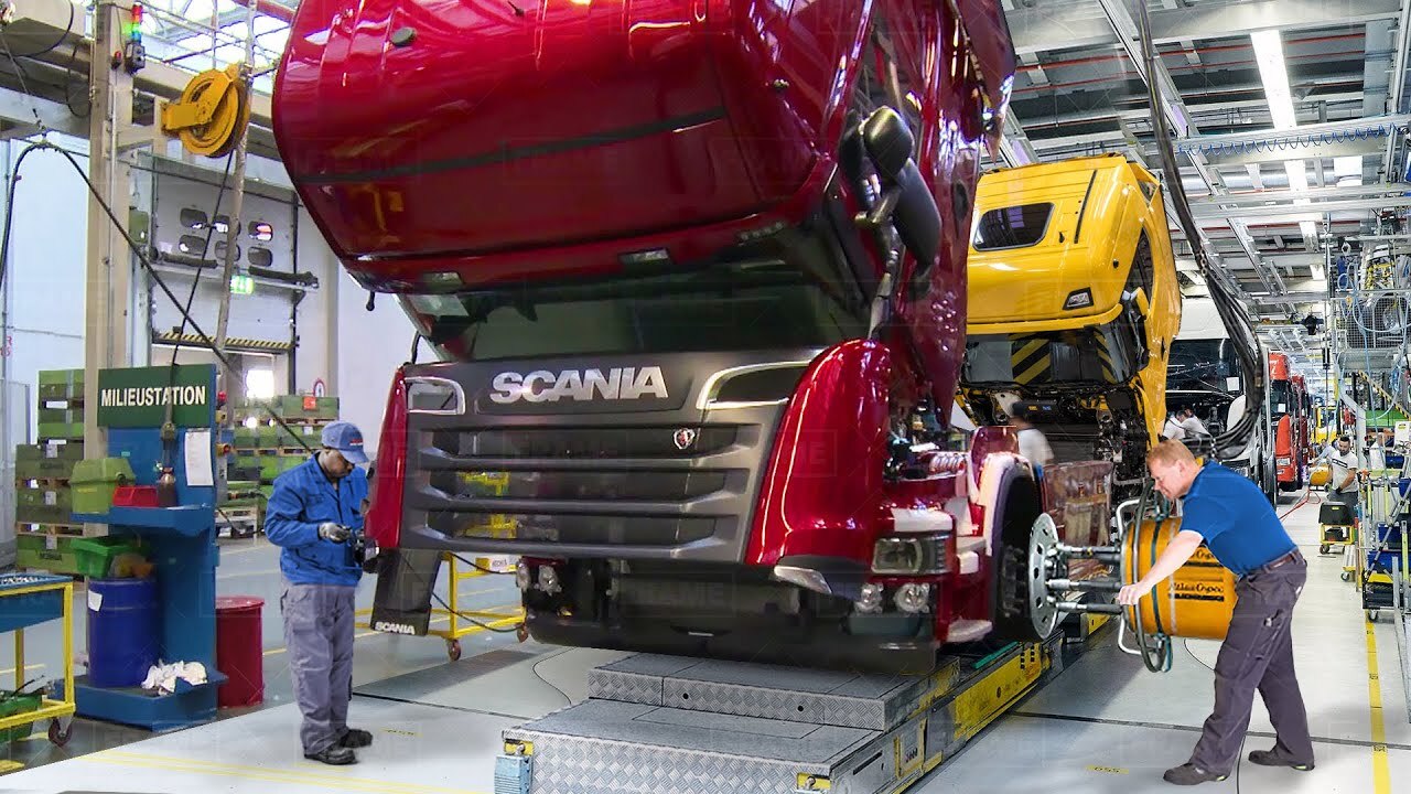Inside Most Advanced European Factories Producing Massive Scania Trucks