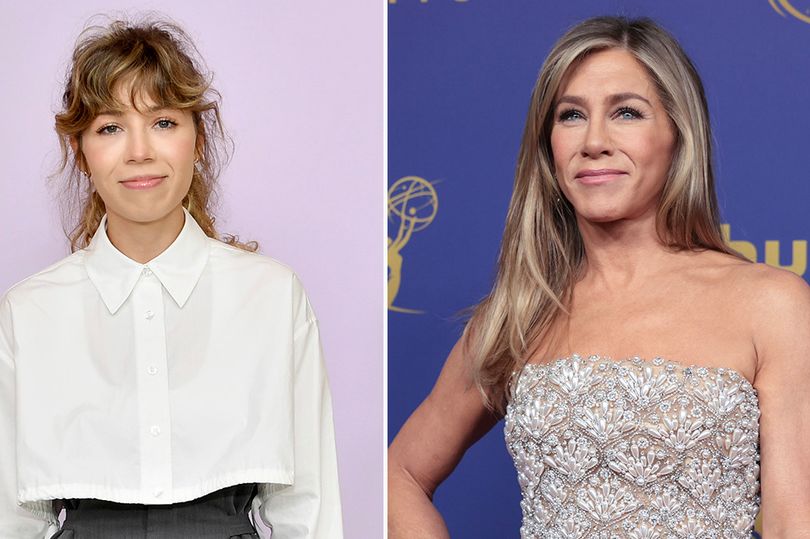 Image of Jennette McCurdy split with image of Jennifer Aniston